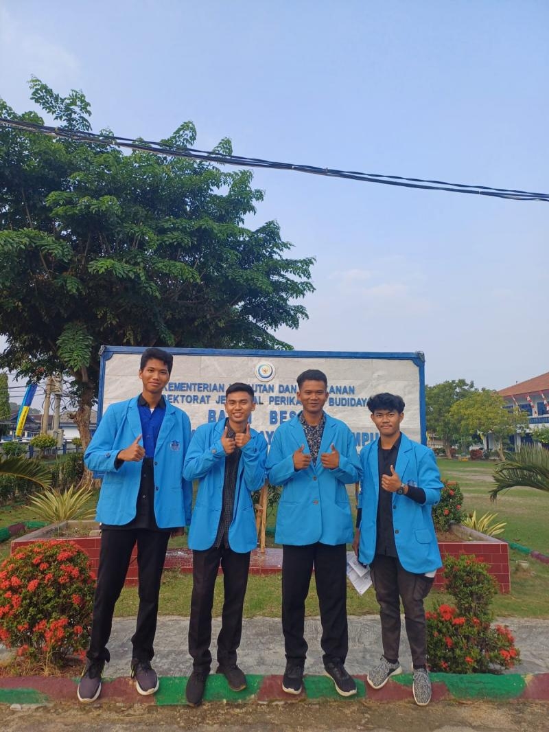 Kegiatan PKL Mahasiswa akuakultur UBB DI BBPBL Lampung